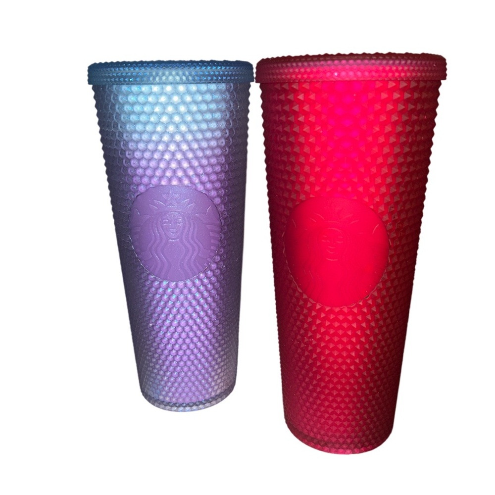 Starbucks Iridescent Blue or Pink  Tumbler 24oz No Straw